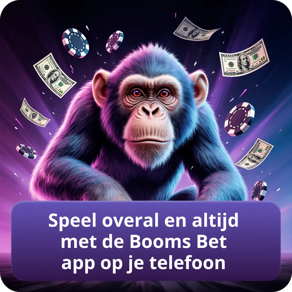 Speel overal en altijd met de Booms Bet app op je telefoon