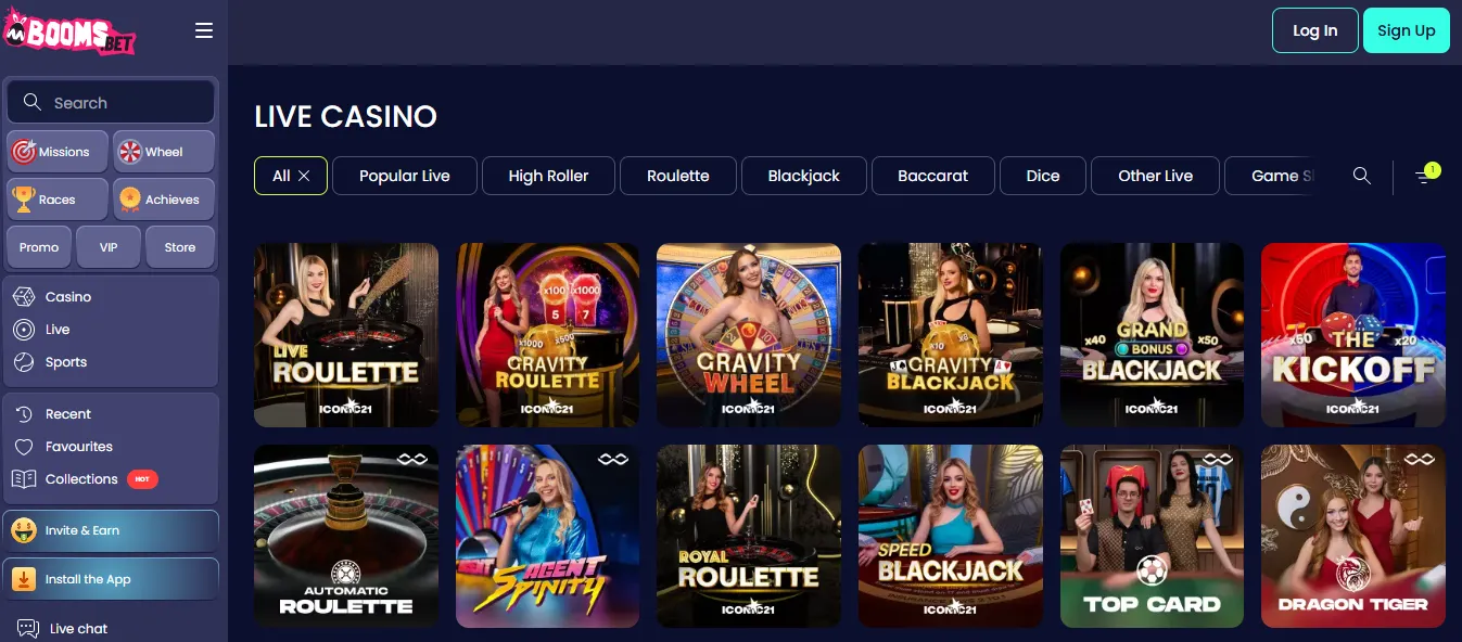 Speel overal en altijd met de Booms Bet app op je telefoon