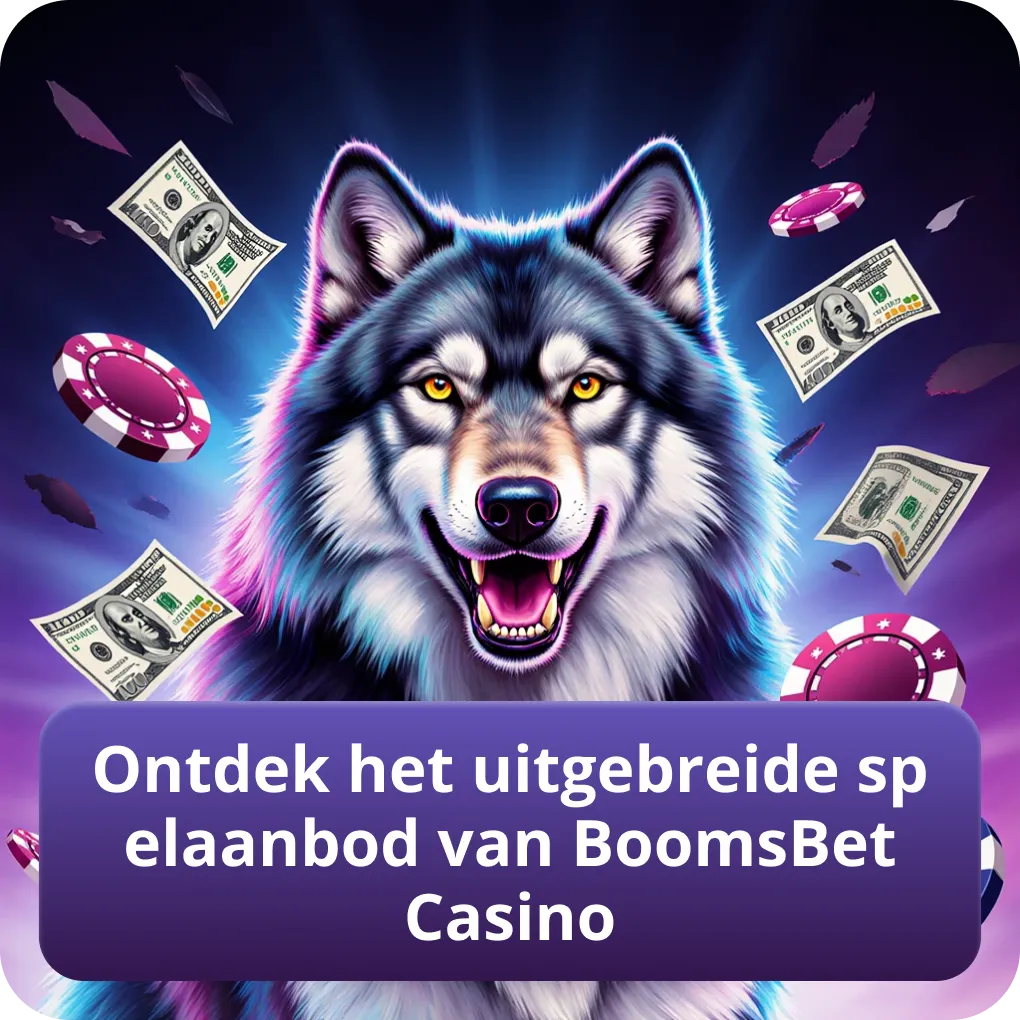 Ontdek het uitgebreide spelaanbod van BoomsBet Casino