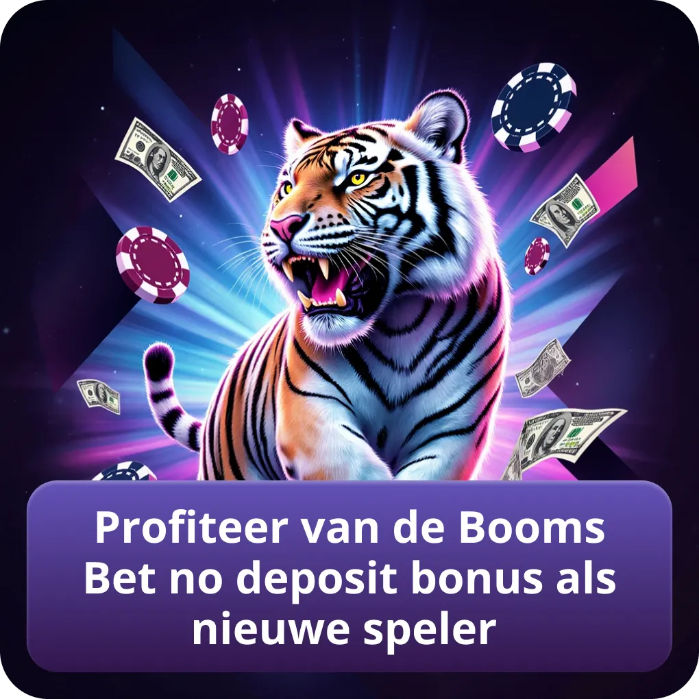 Profiteer van de Booms Bet no deposit bonus als nieuwe speler